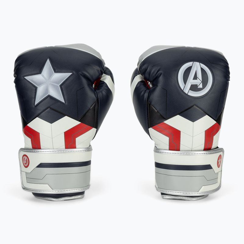 Rękawice bokserskie Hayabusa Marvel's Captain America silver/blue 2