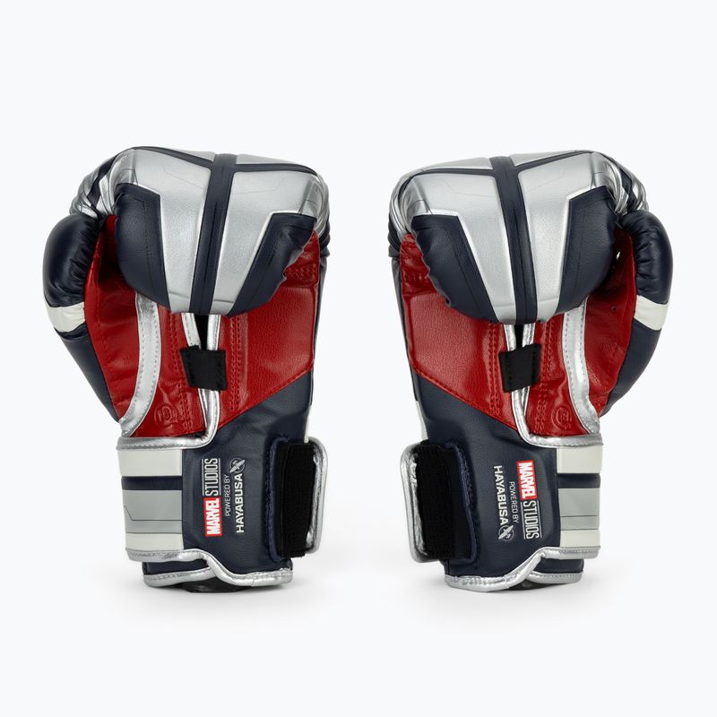 Rękawice bokserskie Hayabusa Marvel's Captain America silver/blue 3