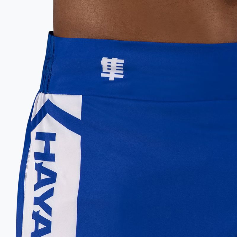 Spodenki treningowe męskie Hayabusa Icon Kickboxing blue/white 6