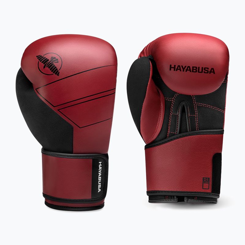 Rękawice bokserskie Hayabusa S4 Leather red