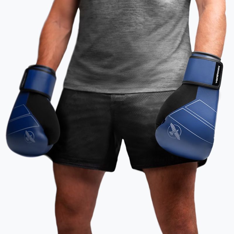 Rękawice bokserskie Hayabusa S4 Leather blue 6