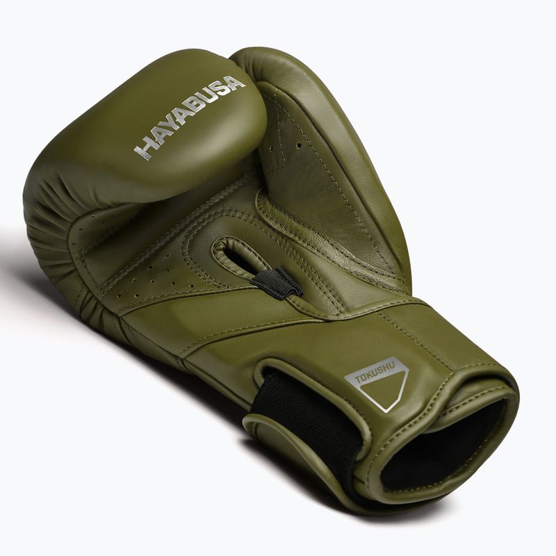 Rękawice bokserskie Hayabusa T3 Kanpeki olive green 3