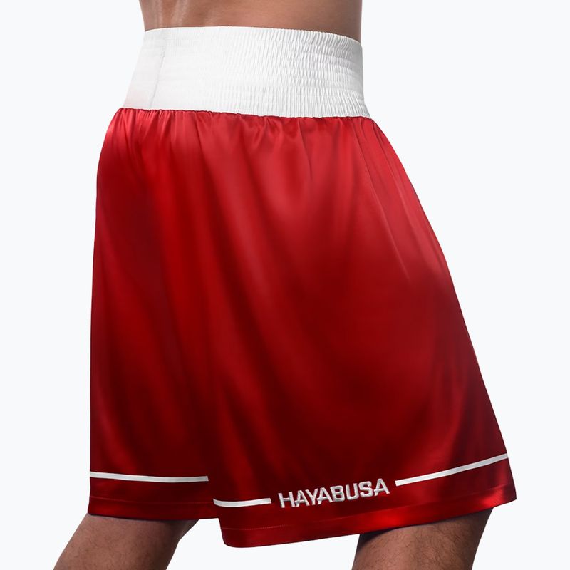 Spodenki treningowe Hayabusa Pro Boxing red 3