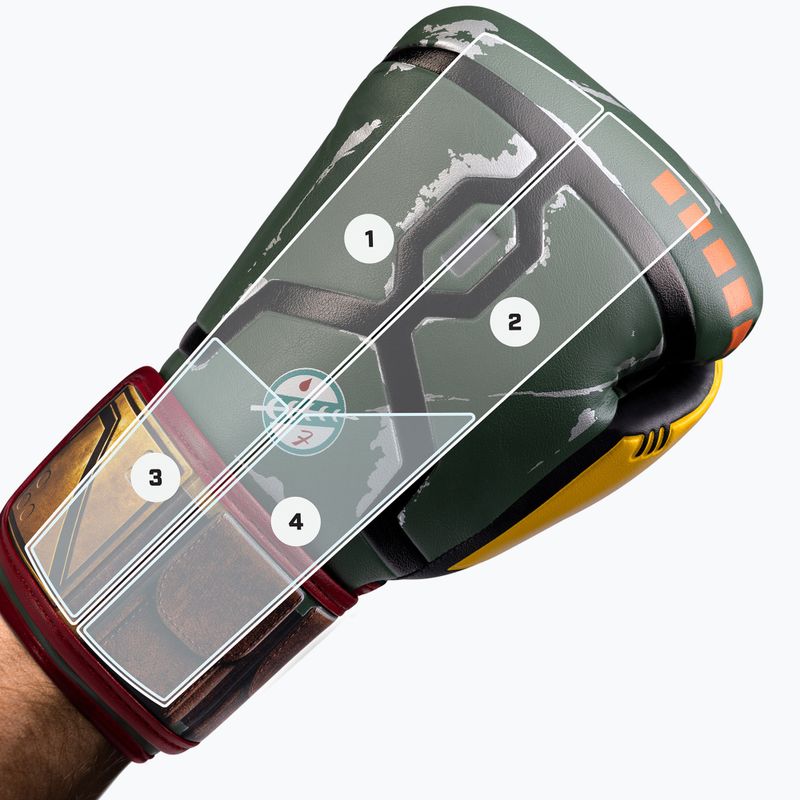 Rękawice Hayabusa Star Wars Boba Fett green/yellow 13