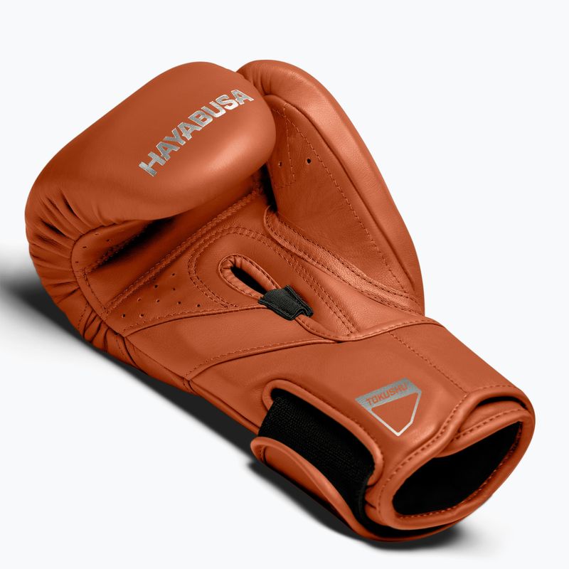 Rękawice bokserskie Hayabusa T3 Kanpeki clay orange 3