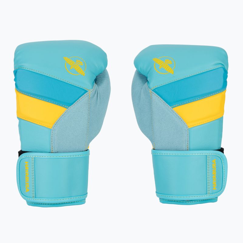 Rękawice bokserskie Hayabusa T3 blue/yellow 2