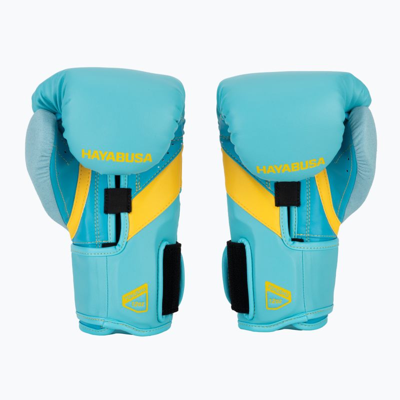 Rękawice bokserskie Hayabusa T3 blue/yellow 3
