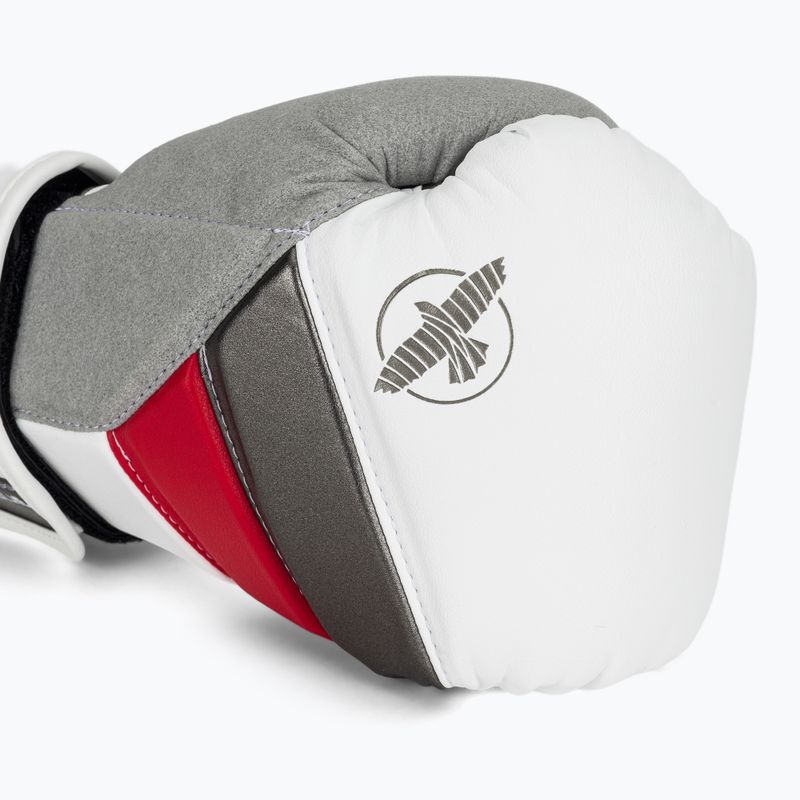 Rękawice bokserskie Hayabusa T3 white/red 5