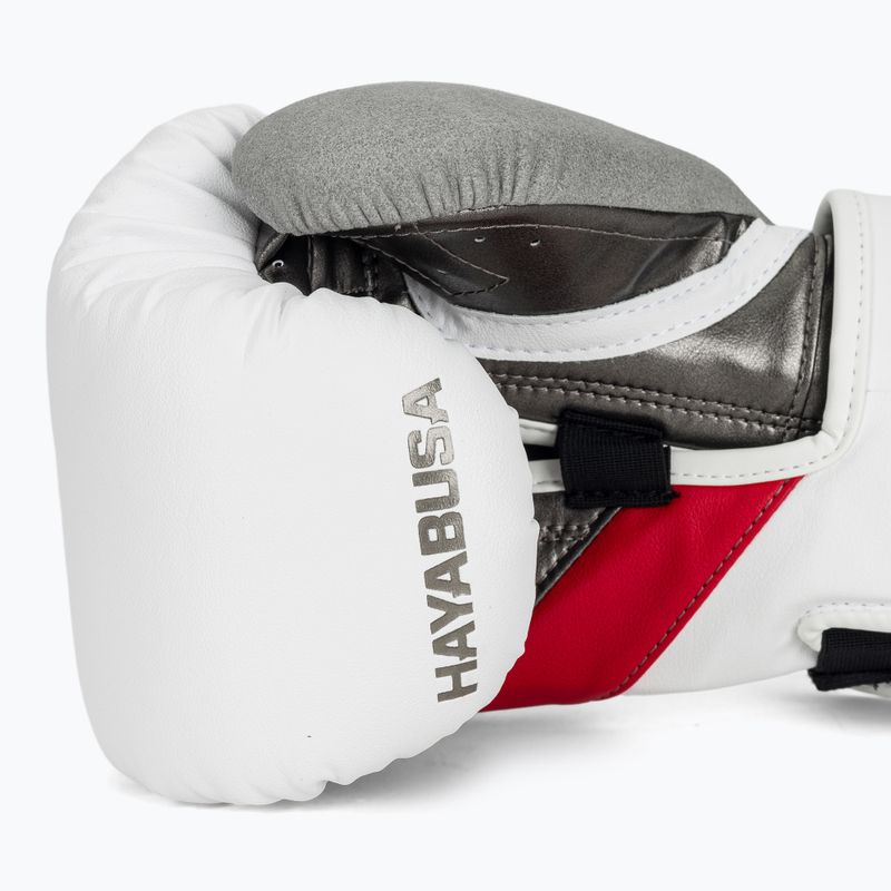 Rękawice bokserskie Hayabusa T3 white/red 6