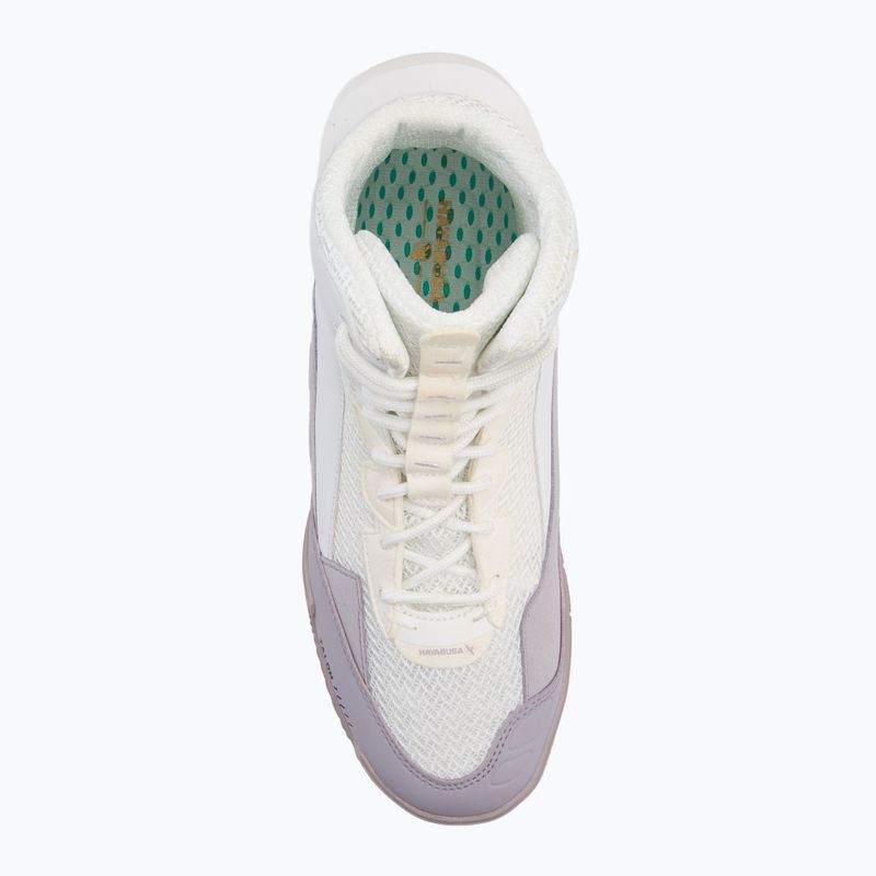 Buty bokserskie Hayabusa Talon Boxing white/lavender 5