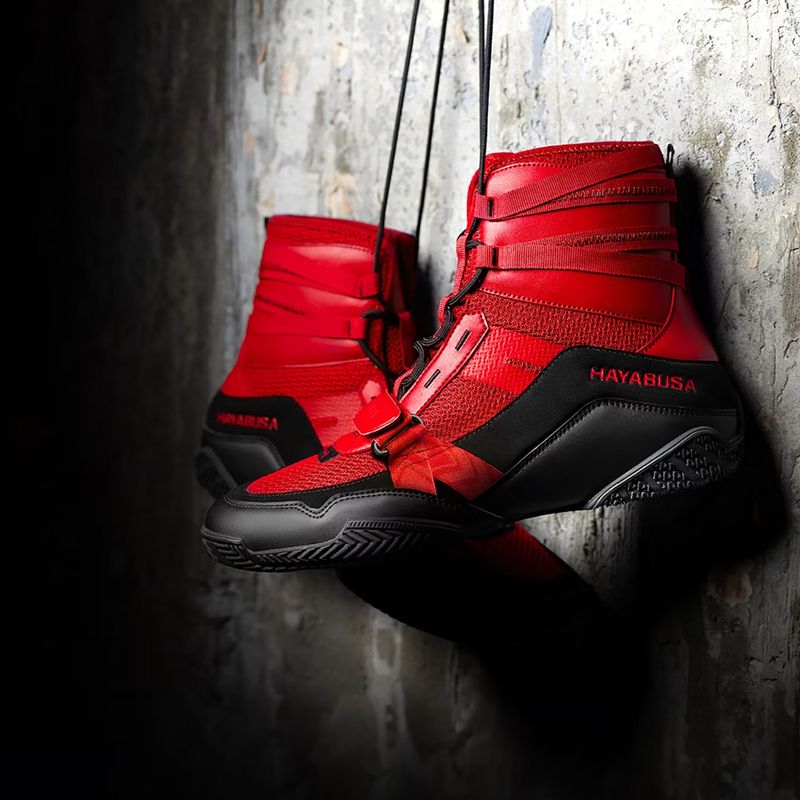 Buty bokserskie męskie Hayabusa Strike Boxing red 11