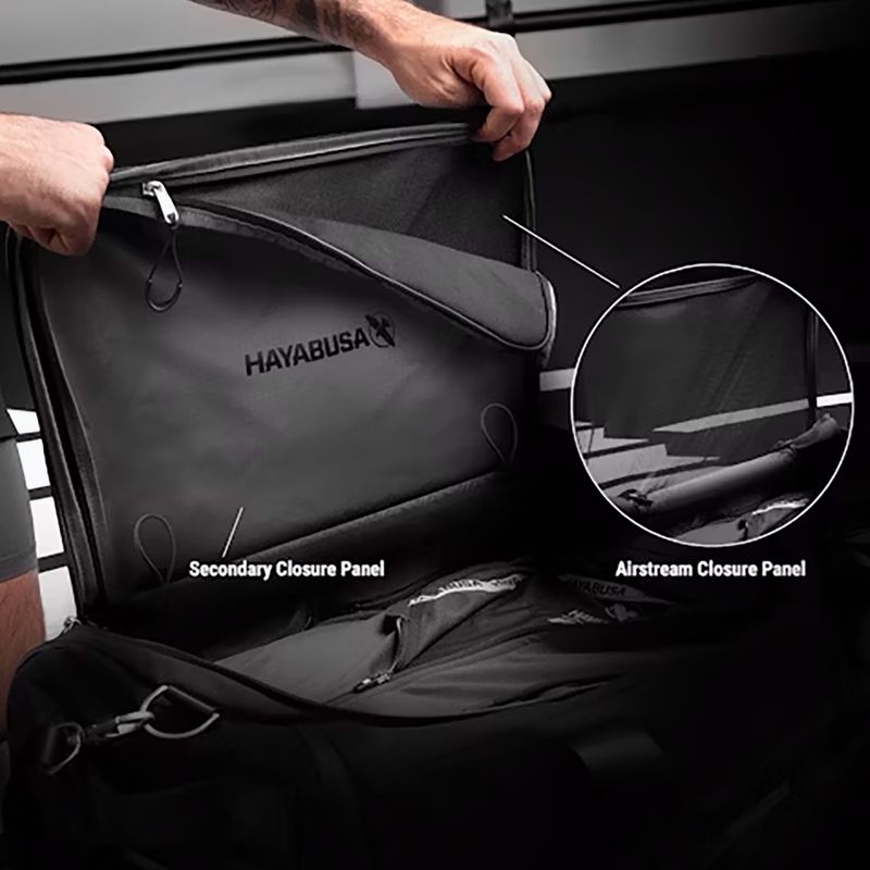 Torba treningowa Hayabusa Airstream Athletic Duffle Bag 50 l black 4