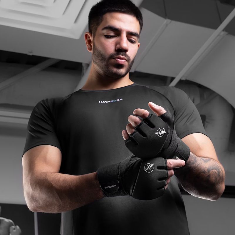 Rękawice grapplingowe Hayabusa Elite Quick Wraps black 7