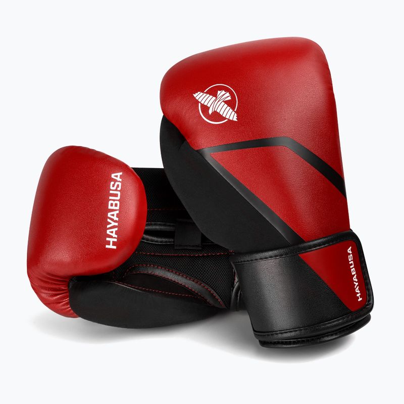 Rękawice bokserskie Hayabusa E1 Boxing red/black 7