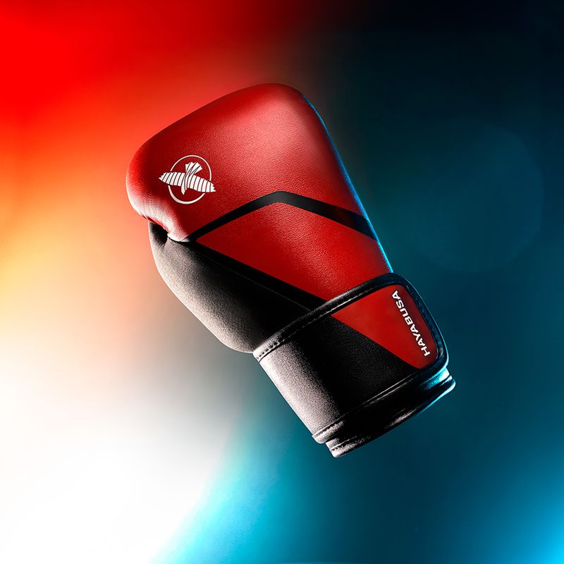 Rękawice bokserskie Hayabusa E1 Boxing red/black 11