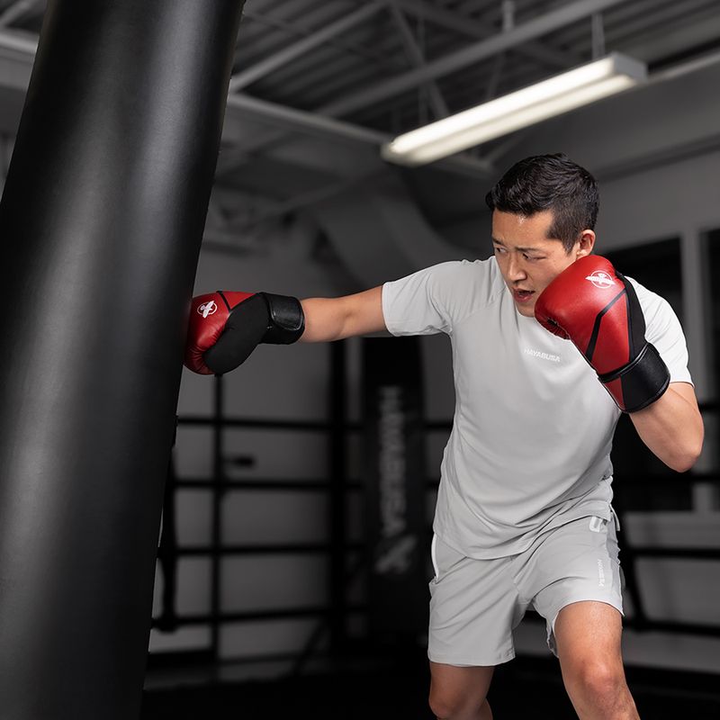 Rękawice bokserskie Hayabusa E1 Boxing red/black 14