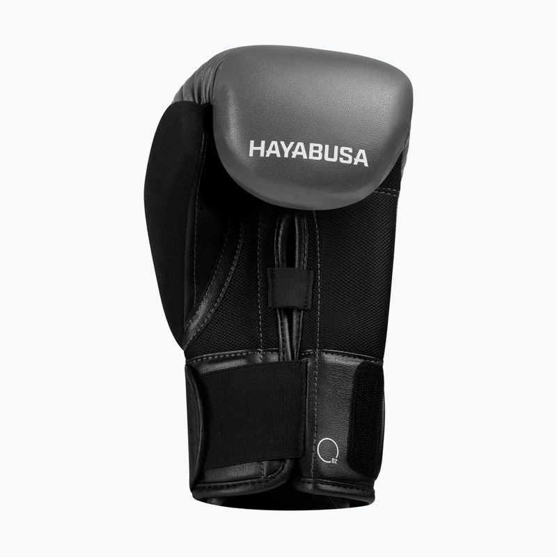 Rękawice bokserskie Hayabusa E1 Boxing grey/black 4