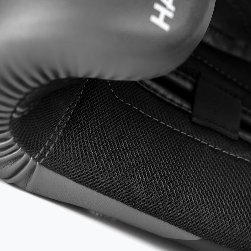 Rękawice bokserskie Hayabusa E1 Boxing grey/black 10