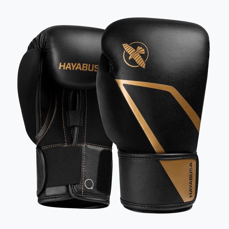 Rękawice bokserskie Hayabusa E1 Boxing black/gold 2