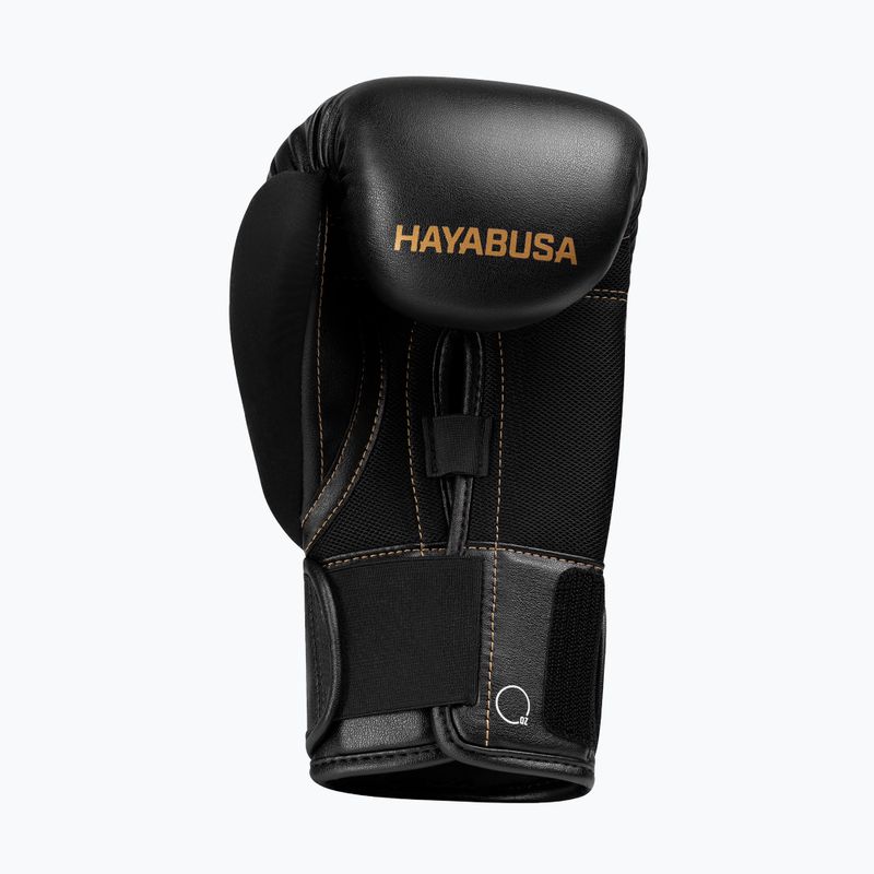 Rękawice bokserskie Hayabusa E1 Boxing black/gold 4