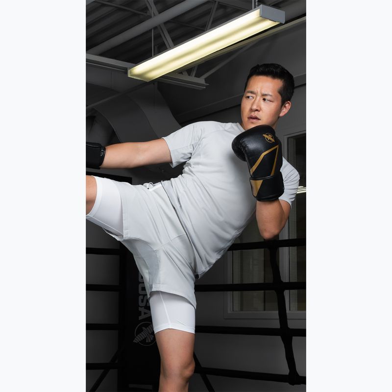 Rękawice bokserskie Hayabusa E1 Boxing black/gold 13