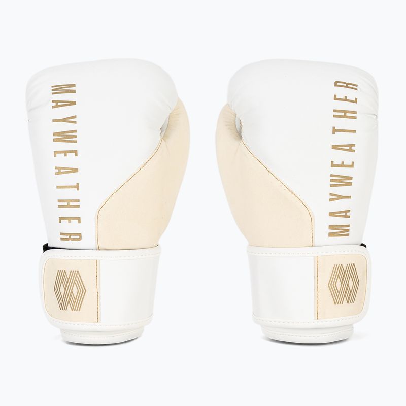 Rękawice bokserskie Hayabusa Mayweather Champ white/gold 2