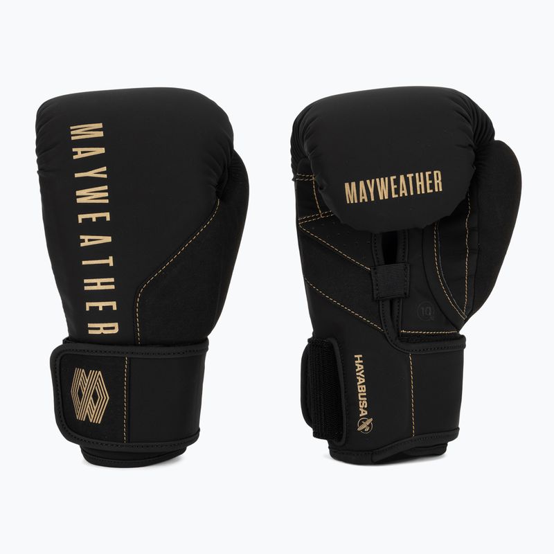 Rękawice bokserskie Hayabusa Mayweather Champ black/gold 2