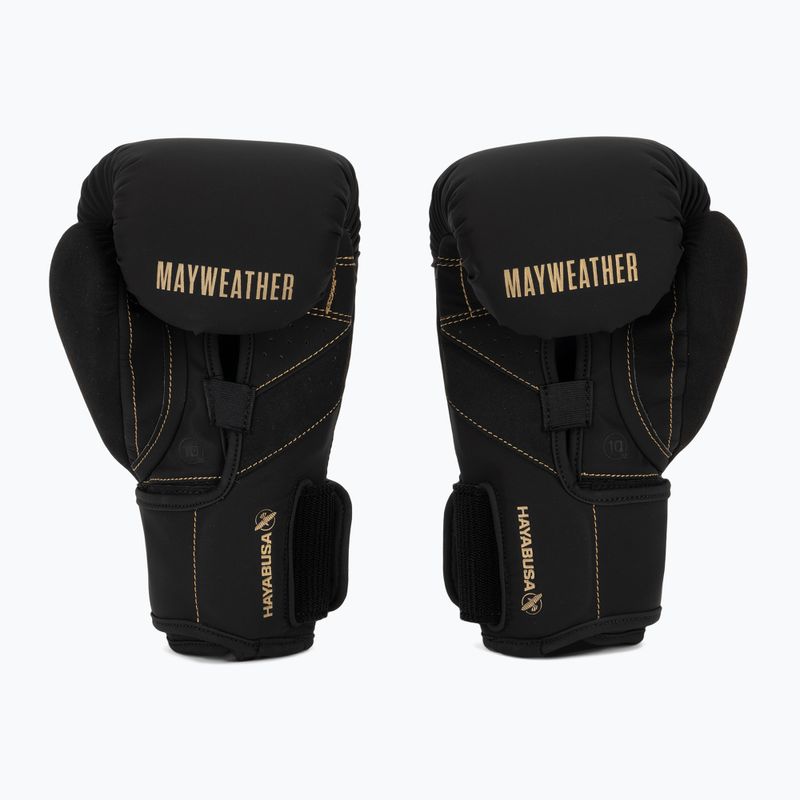 Rękawice bokserskie Hayabusa Mayweather Champ black/gold 3