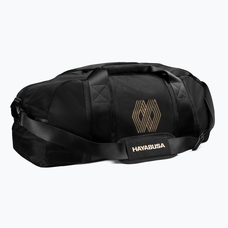 Torba treningowa Hayabusa Mayweather Mesh Gym Bag 70 l black/gold 2