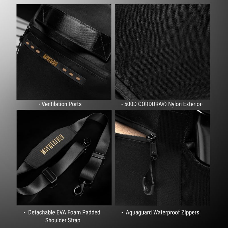 Torba treningowa Hayabusa Mayweather Airstream Duffle Bag 50 l black/gold 10