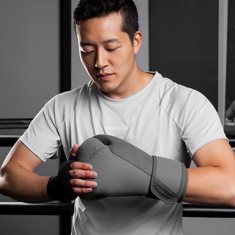 Rękawice bokserskie Hayabusa T360 Boxing charcoal 16