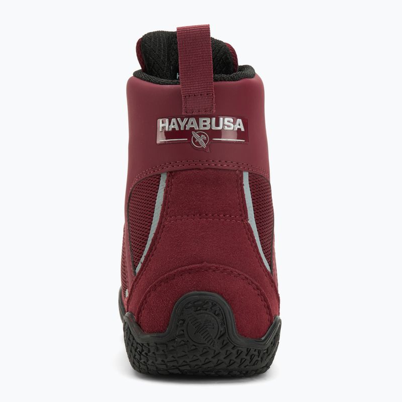 Buty bokserskie męskie Hayabusa Pro Boxing garnet/grey 6