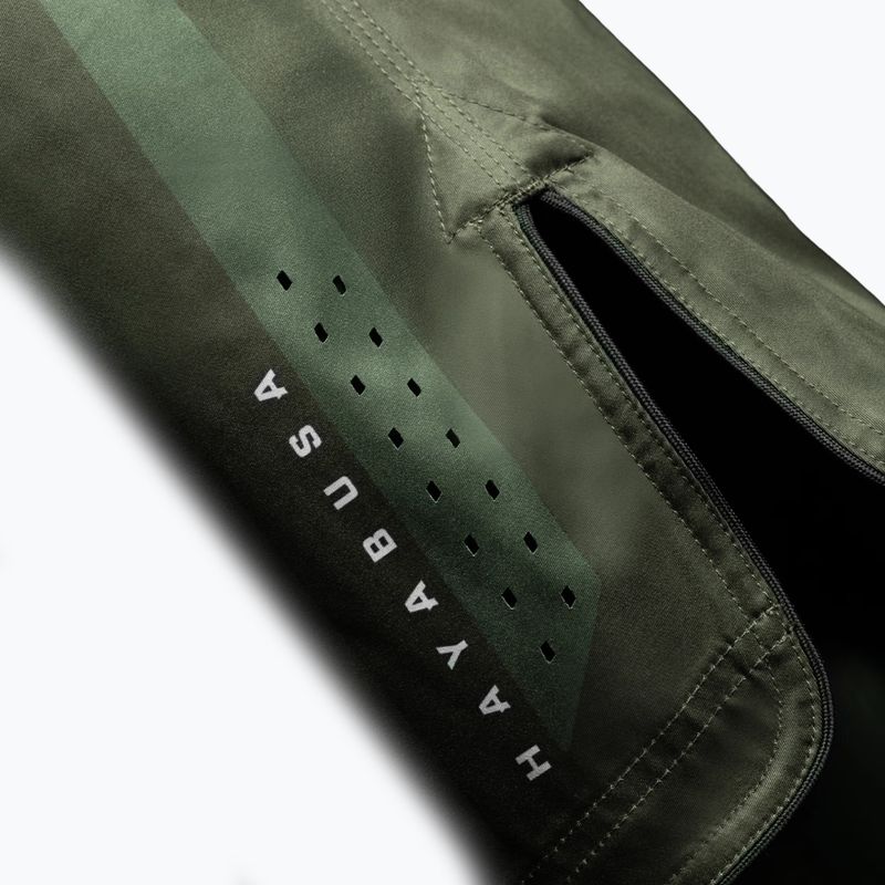 Spodenki treningowe męskie Hayabusa Apex Fight 3/4 green 3