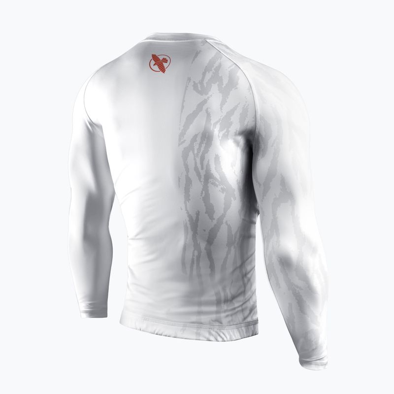 Rashguard longsleeve męski Hayabusa Apex Rash Guard white/coral 2