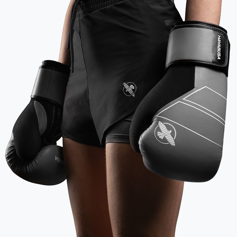 Rękawice bokserskie Hayabusa S4 Leather grey 5