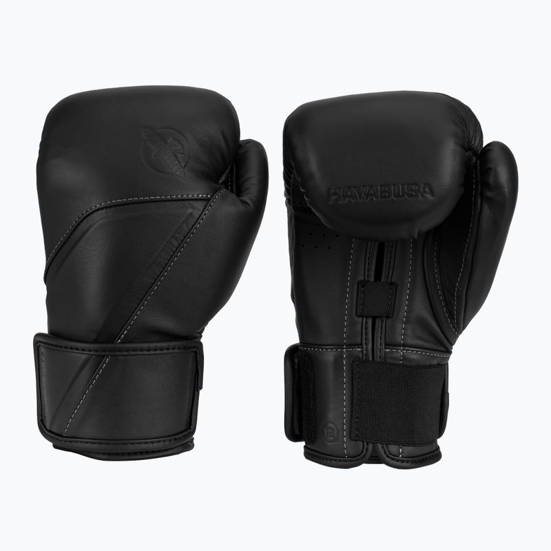 Rękawice bokserskie Hayabusa E1 Leather black