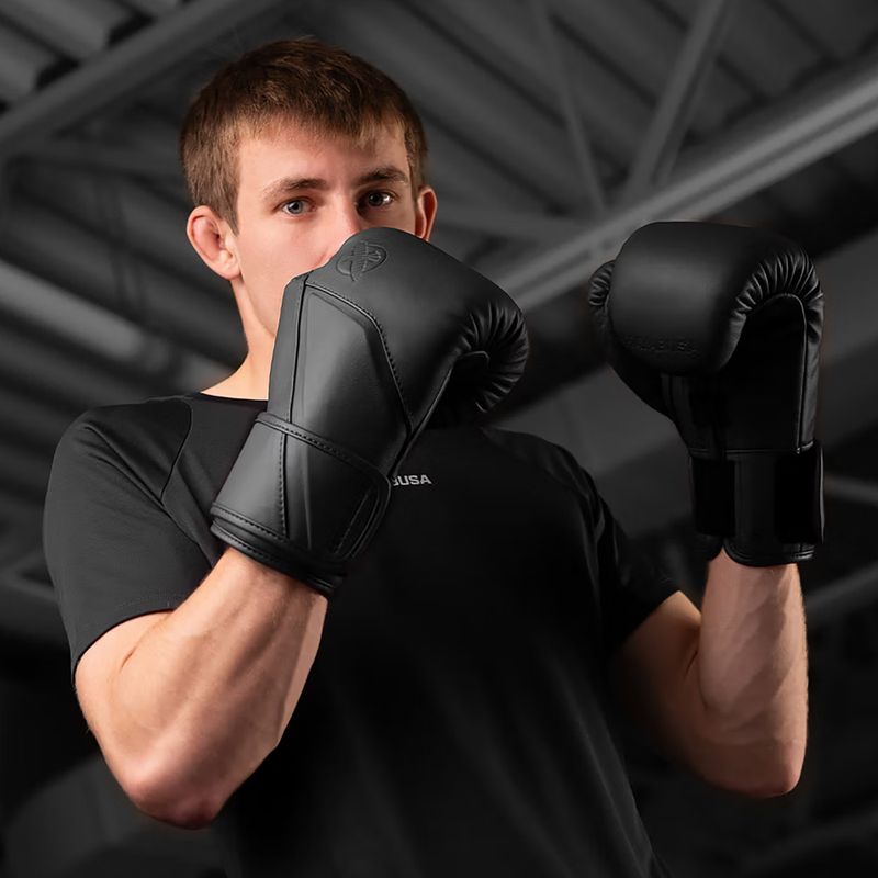 Rękawice bokserskie Hayabusa E1 Leather black 7