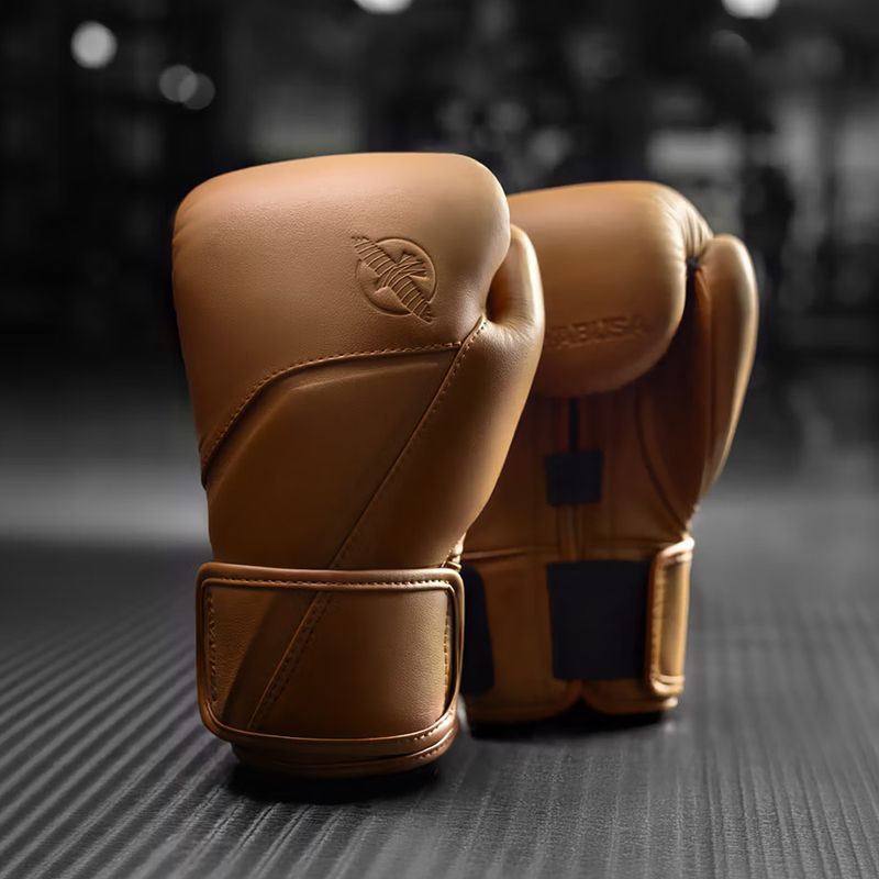 Rękawice bokserskie Hayabusa E1 Leather brown 5