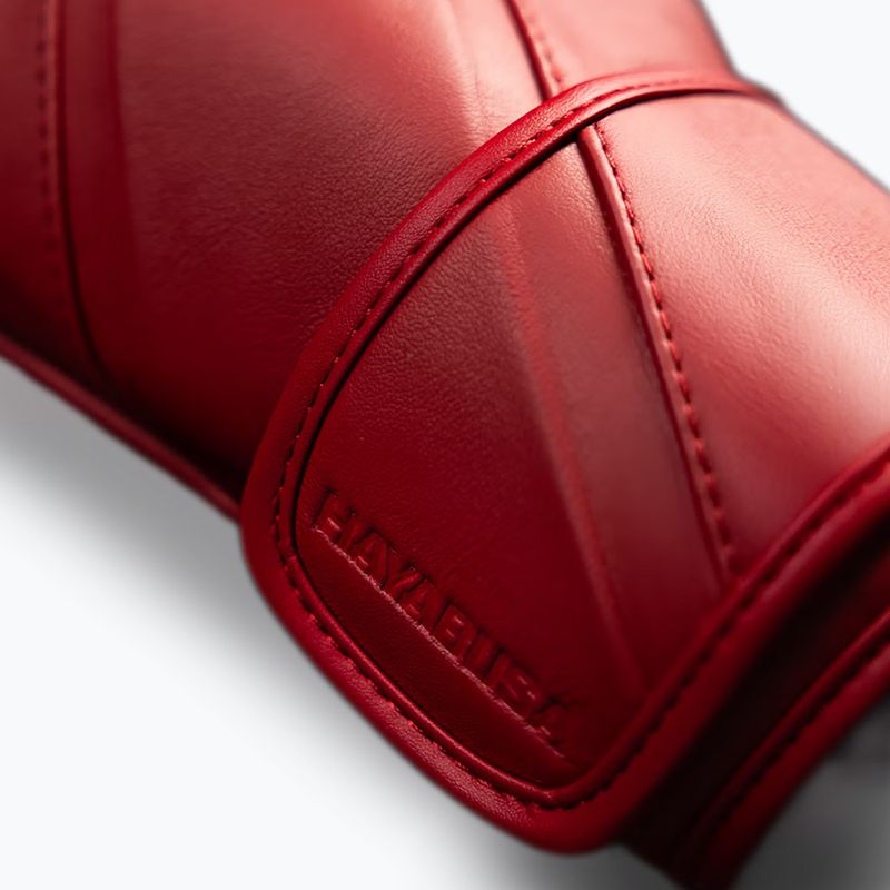 Rękawice bokserskie Hayabusa E1 Leather red 4