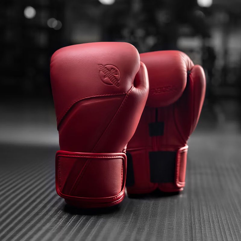Rękawice bokserskie Hayabusa E1 Leather red 5