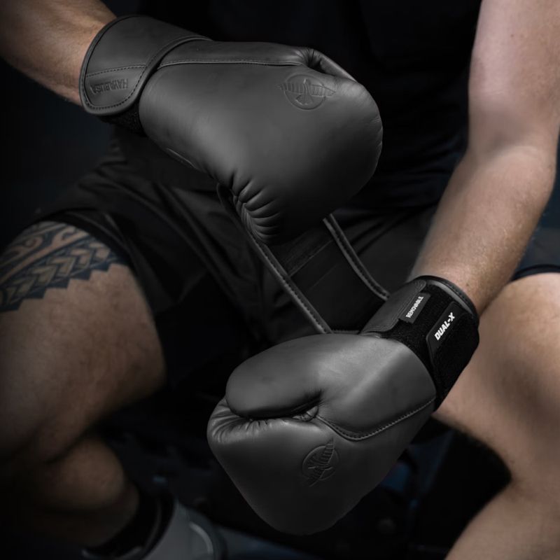 Rękawice bokserskie Hayabusa T360 Leather black 5