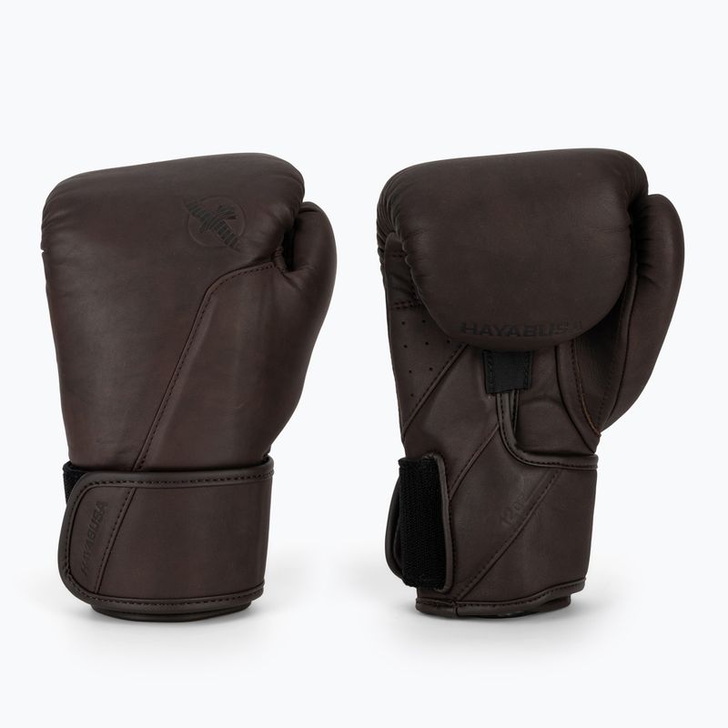 Rękawice bokserskie Hayabusa T360 Leather brown