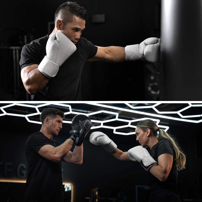 Rękawice bokserskie Hayabusa T360 Leather white 6