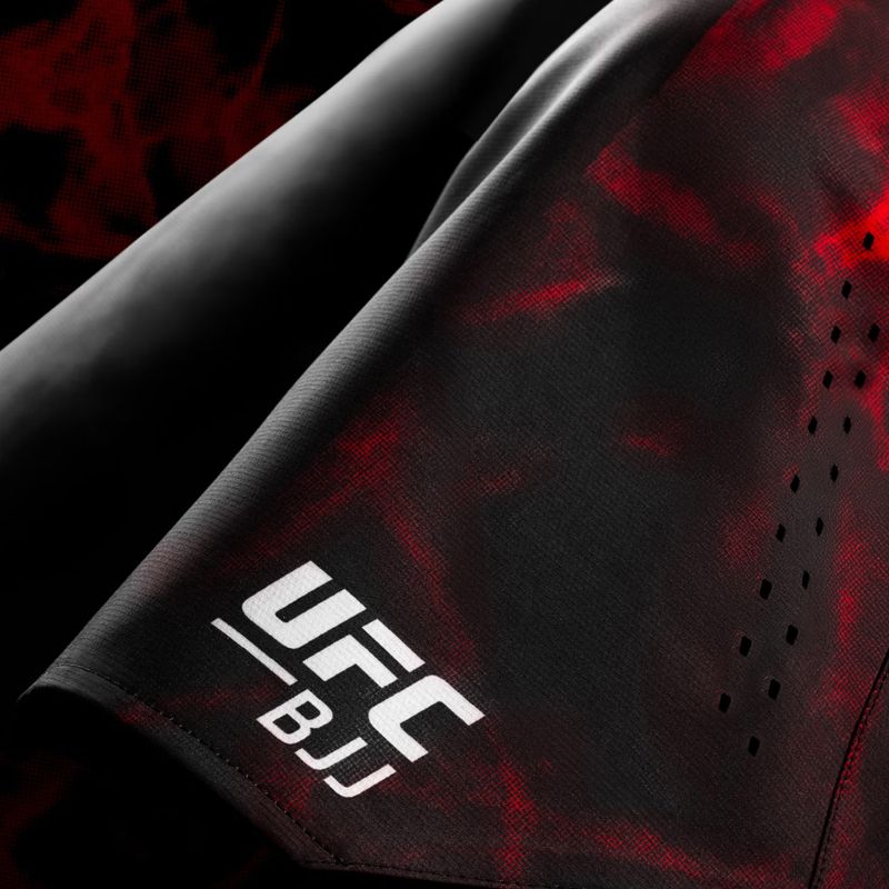 Spodenki treningowe męskie Hayabusa X UFC BJJ Grappling red 3