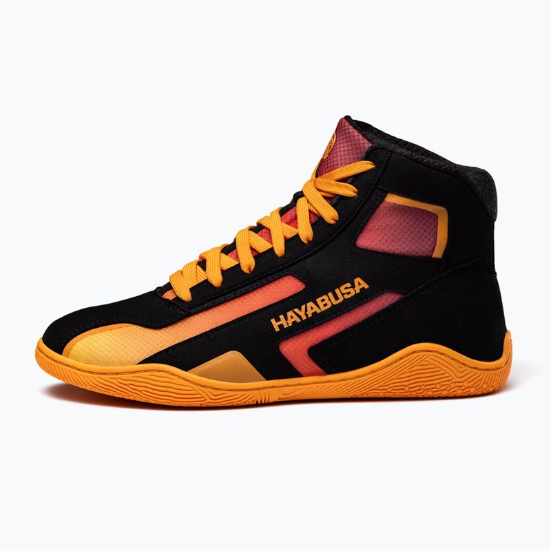 Buty bokserskie Hayabusa Surge black/orange 2
