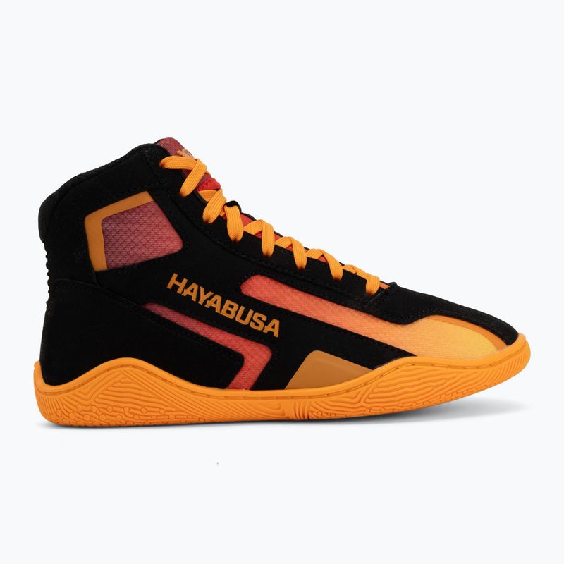 Buty bokserskie Hayabusa Surge black/orange 2