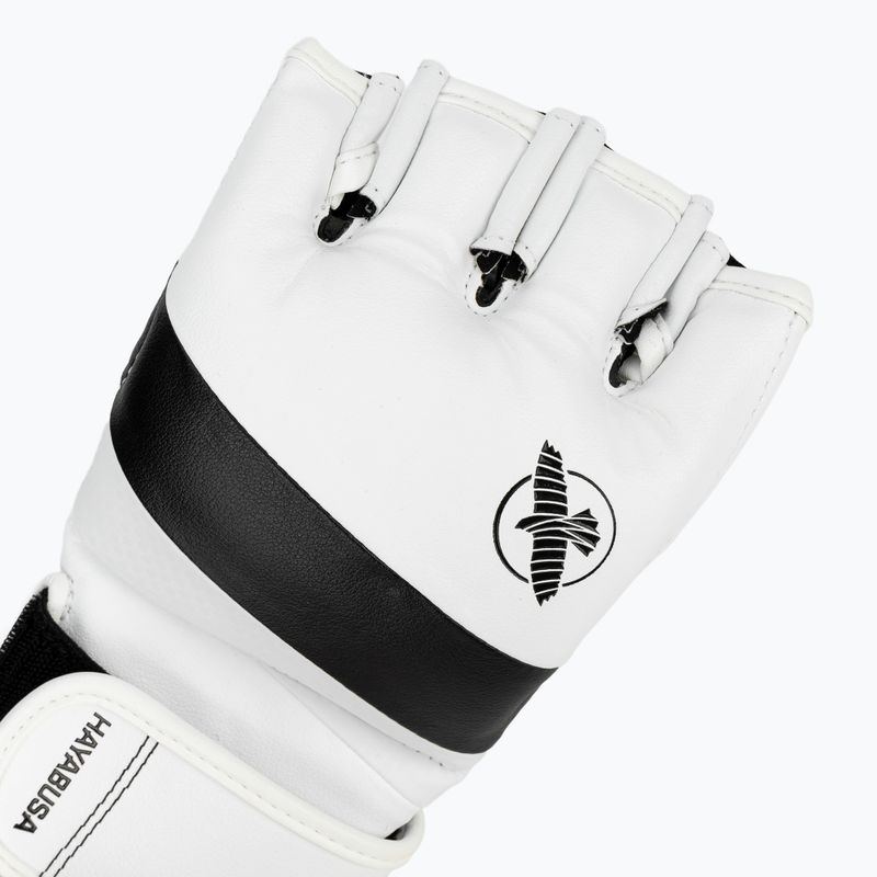 Rękawice grapplingowe Hayabusa T3 MMA white/black 5