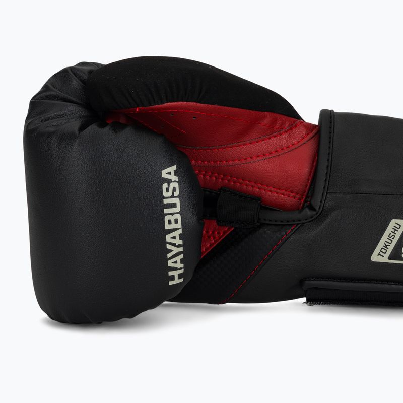 Rękawice bokserskie Hayabusa T3 black/red 6