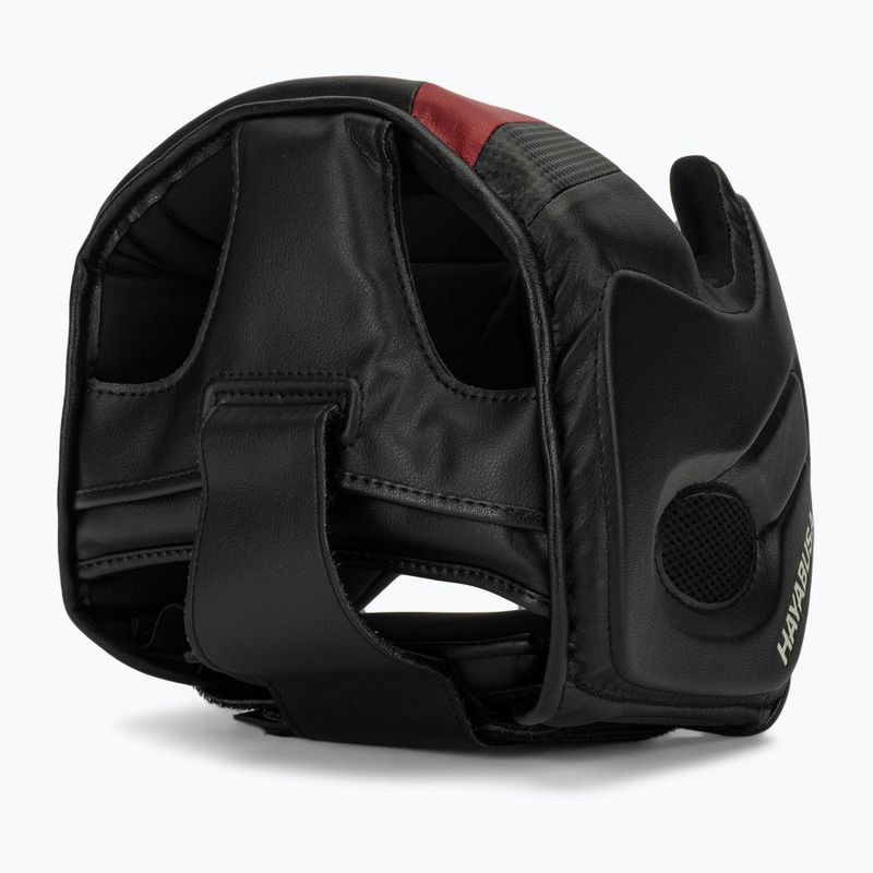 Kask bokserski Hayabusa T3 Headgear black/red 6