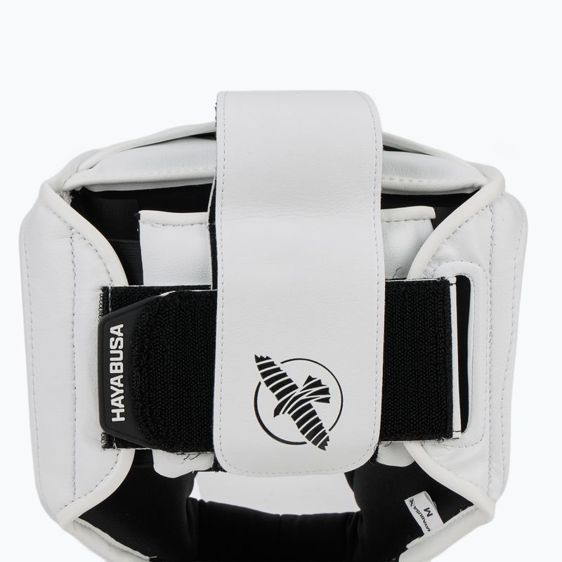 Kask bokserski Hayabusa T3 Headgear white/black 5